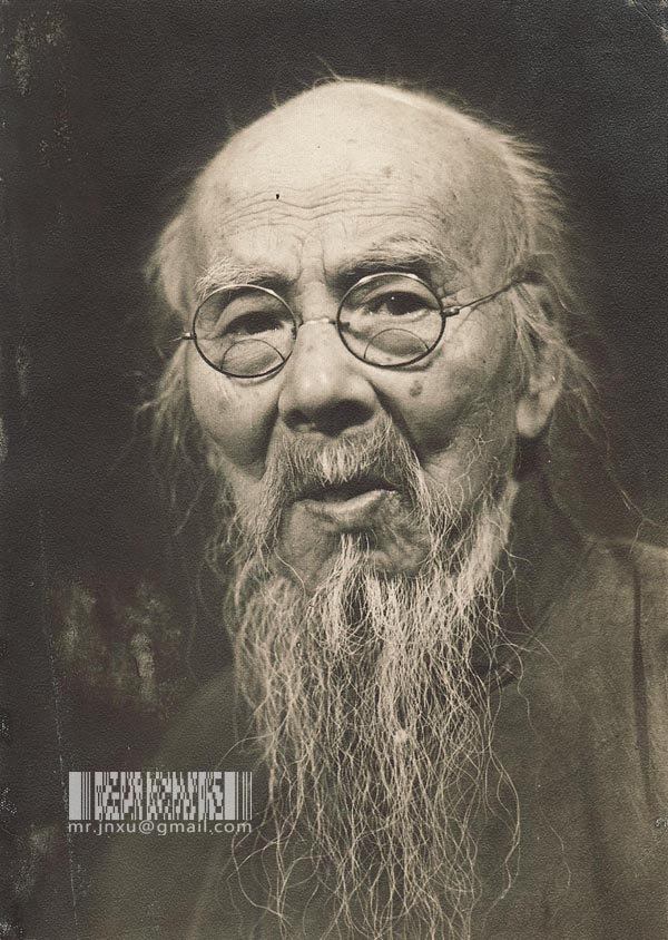 郑景康拍摄的最常见的一张齐白石肖像